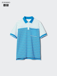 Поло UNIQLO с технологией DRY 1162937267 (Голубой L)
