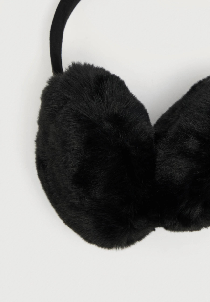 Теплі навушники Gap із штучного хутра 1159858685 (Чорний One size)