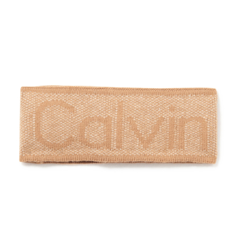 Теплая повязка Calvin Klein с подкладкой 1159862039 (Коричневый One size)