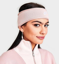 Повязка на голову на меху Nike с логотипом 1159842471 (Сиреневый One size)