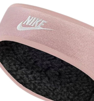 Повязка на голову на меху Nike с логотипом 1159842471 (Сиреневый One size)
