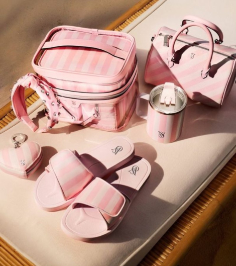 Обруч для волосся зі стразами Victoria's Secret 1159841459 (Рожевий One size)