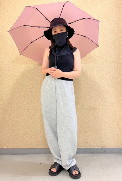 Компактный зонт UNIQLO с защитой от УФ-излучения 1159853783 (Розовый One size)