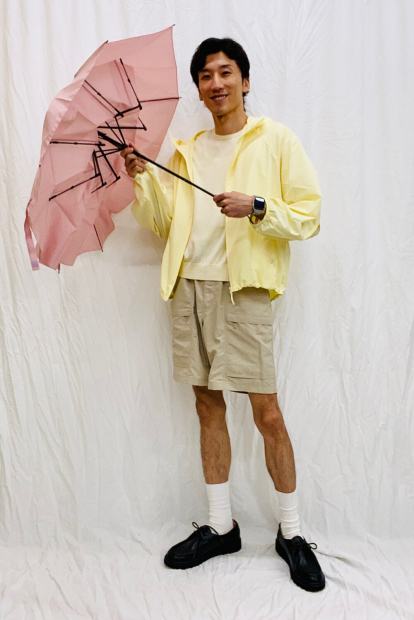 Компактный зонт UNIQLO с защитой от УФ-излучения 1159853783 (Розовый One size)