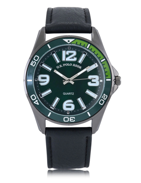 Подарочный набор U.S. Polo Assn часы и браслеты 1159854531 (Черный One size)