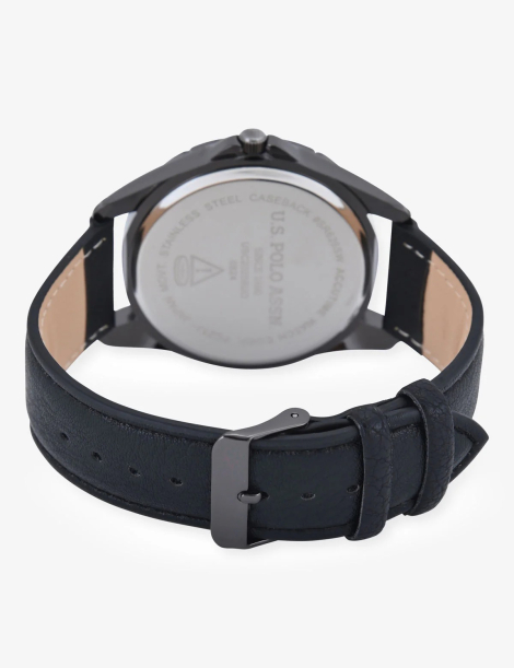 Подарочный набор U.S. Polo Assn часы и браслеты 1159854531 (Черный One size)