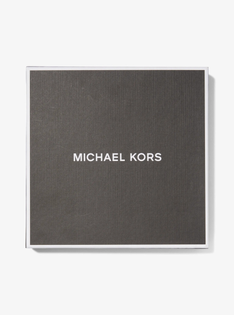 Подарочный набор Michael Kors обложка для паспорта и багажная бирка 1163355611 (Черный One size)