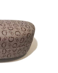 Чехол для очков Guess твердый футляр с логотипом 1159838918 (Бежевый One size)