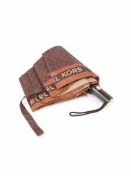 Зонт с принтом Michael Kors в подарочной коробке 1159847429 (Коричневый One size)