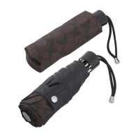 Зонт COACH с принтом 1159852957 (Черный/Коричневый One size)