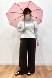 Компактный зонт UNIQLO с защитой от УФ-излучения 1159853783 (Розовый One size)