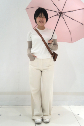 Компактный зонт UNIQLO с защитой от УФ-излучения 1159853783 (Розовый One size)