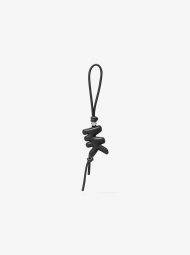 Брелок Michael Kors из натуральной кожи 1163361082 (Черный One size)