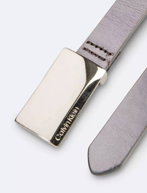 Жіночий ремінь Calvin Klein 1159839204 (Сріблястий S)