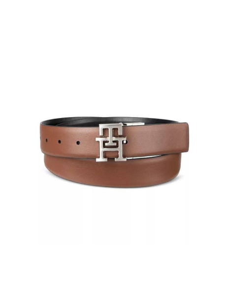 Чоловічий ремінь 4 в 1 Tommy Hilfiger двосторонній 1159839581 (Чорний/Коричневий One size)