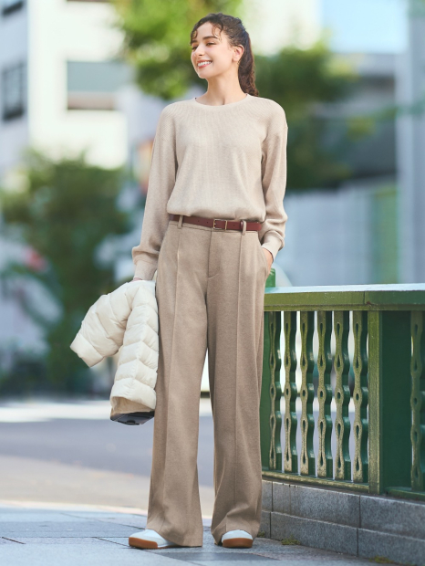 Шкіряний ремінь UNIQLO 1159841521 (Коричневий L)