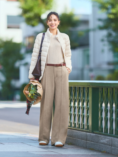 Шкіряний ремінь UNIQLO 1159841521 (Коричневий L)