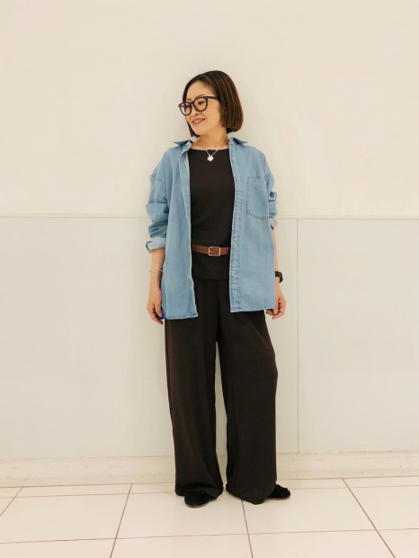 Шкіряний ремінь UNIQLO 1159841521 (Коричневий L)