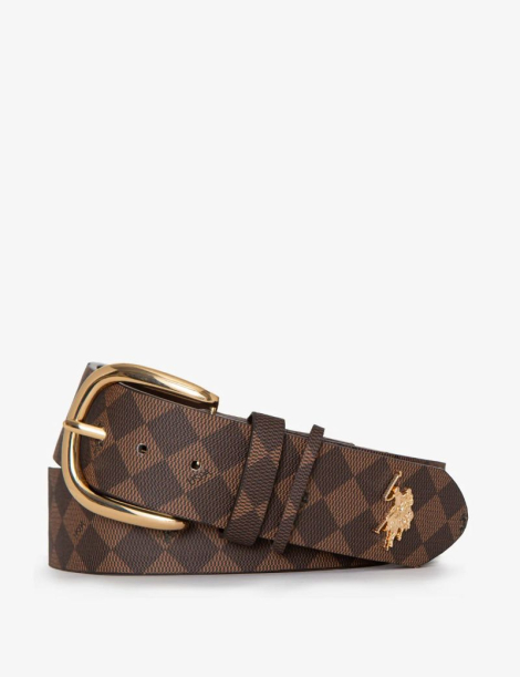 Стильный женский ремень U.S. POLO ASSN 1159842713 (Коричневый S)