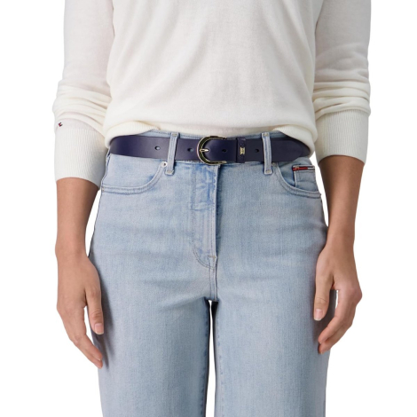 Кожаный женский ремень Tommy Hilfiger 1159845533 (Синий 3X)