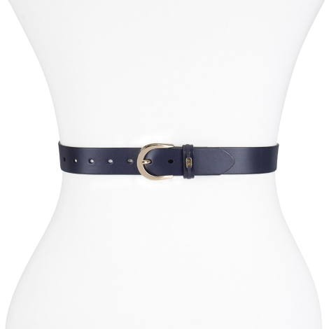 Кожаный женский ремень Tommy Hilfiger 1159845533 (Синий 3X)