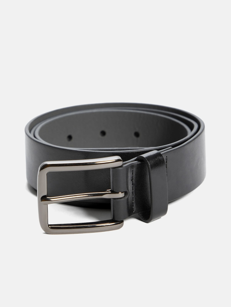 Чоловічий ремінь GUESS з логотипом 1159846960 (Чорний 36)