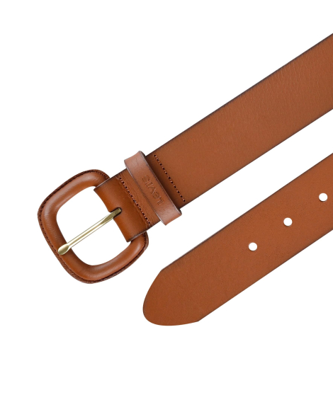 Шкіряний жіночий ремінь Levi's 1159849445 (Коричневий XL)