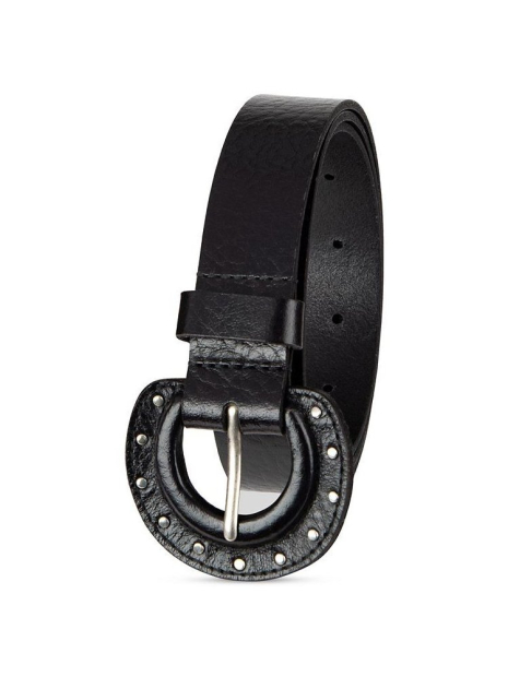 Кожаный женский ремень Levi's 1159849512 (Черный M)