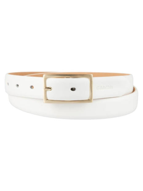 Жіночий ремінь Calvin Klein 1159850267 (Молочний L)