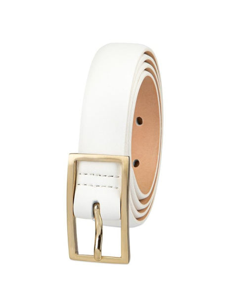 Жіночий ремінь Calvin Klein 1159850267 (Молочний L)