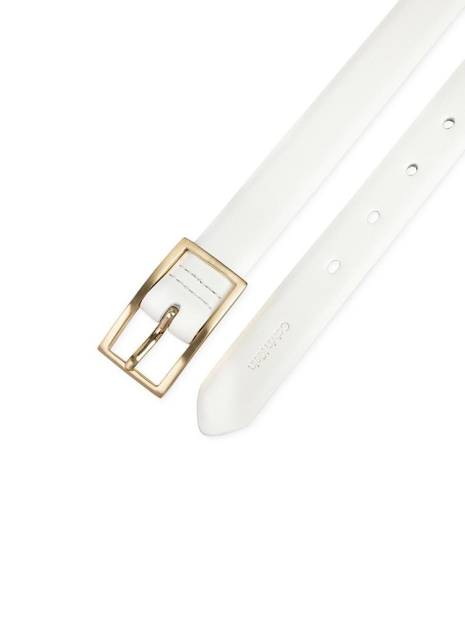 Жіночий ремінь Calvin Klein 1159850267 (Молочний L)