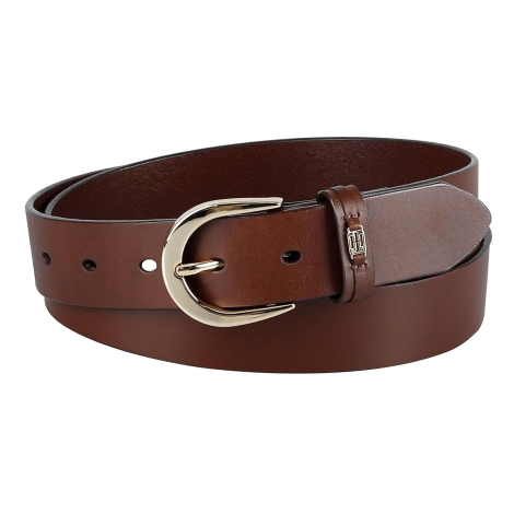 Шкіряний жіночий ремінь Tommy Hilfiger 1159851088 (Коричневий XL)
