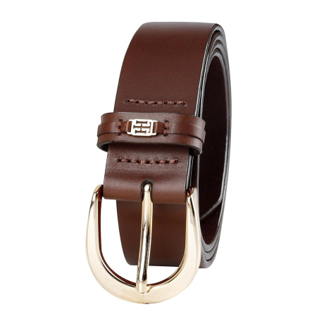 Шкіряний жіночий ремінь Tommy Hilfiger 1159851088 (Коричневий XL)