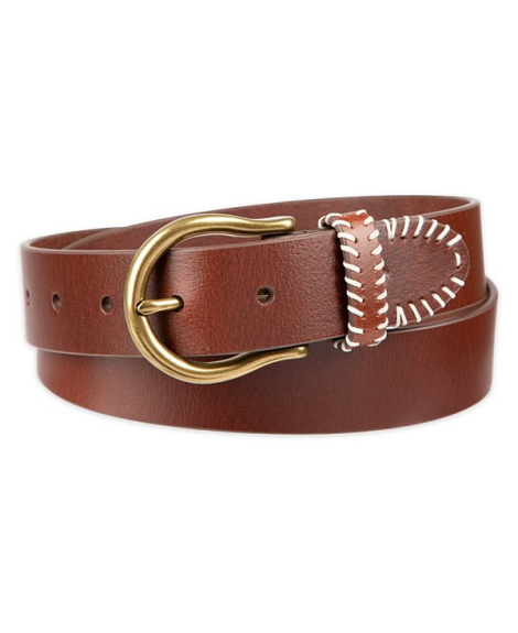 Кожаный женский ремень Levi's 1159851636 (Коричневый S)