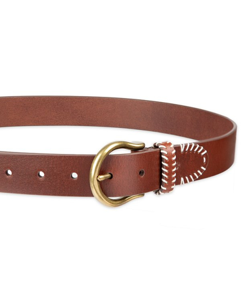 Кожаный женский ремень Levi's 1159851637 (Коричневый M)