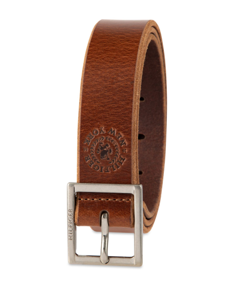 Мужской кожаный ремень Tommy Hilfiger 1159856264 (Коричневый L)