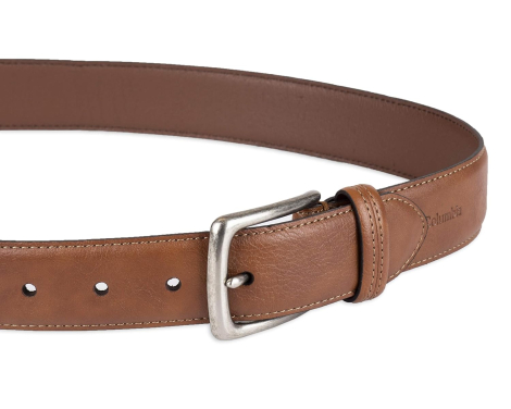 Чоловічий ремінь Columbia з екошкіри 1159856853 (Коричневий 34)