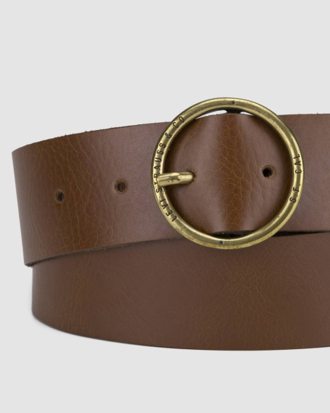 Шкіряний ремінь Levi's 1159857480 (Коричневий S)