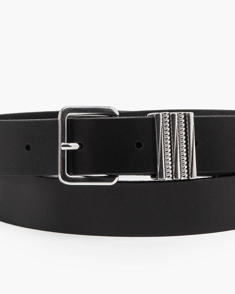 Кожаный ремень Levi's 1159858875 (Черный XL)