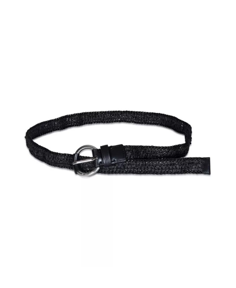 Женский ремень из рафии Michael Kors 1159860624 (Черный L/XL)