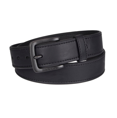 Кожаный ремень Levi's 1159861573 (Черный S)