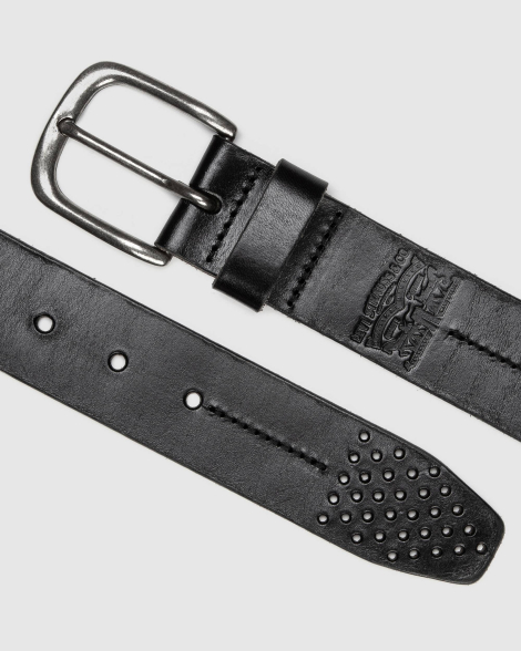 Шкіряний ремінь Levi's 1159862483 (Чорний 36)