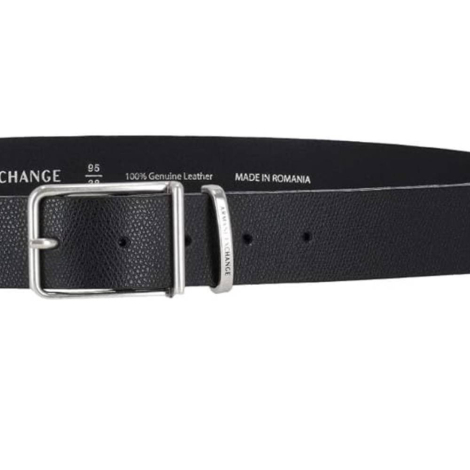 Мужской ремень Armani Exchange с логотипом 1159864176 (Черный 50)