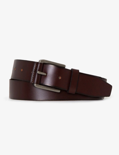 Чоловічий шкіряний ремінь US POLO ASSN 1160781799 (Коричневий M)