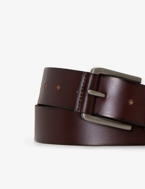 Чоловічий шкіряний ремінь US POLO ASSN 1160781799 (Коричневий M)