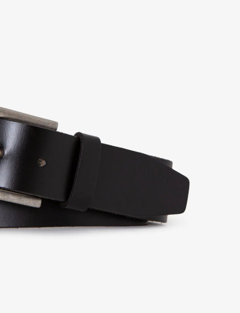 Чоловічий шкіряний ремінь US POLO ASSN 1160782322 (Чорний L)