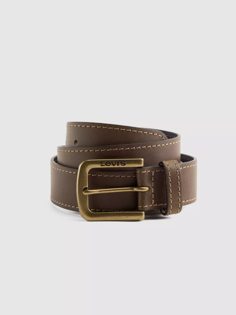 Шкіряний ремінь Levi's 1161626630 (Коричневий 40)
