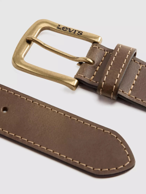 Шкіряний ремінь Levi's 1161644994 (Коричневий 42)