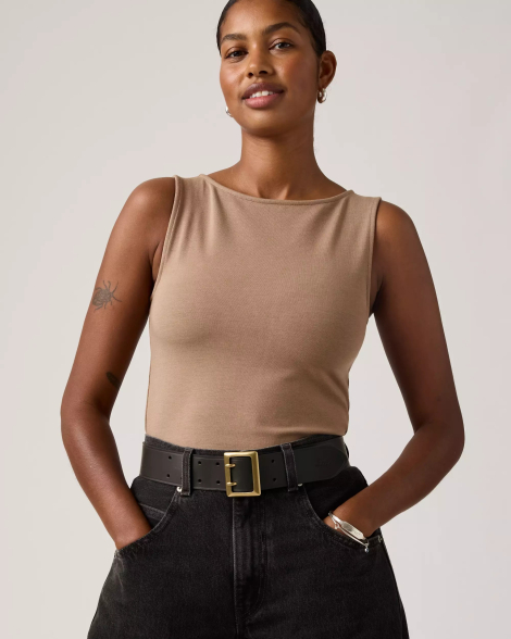 Кожаный ремень Levi's 1162180837 (Коричневый L)