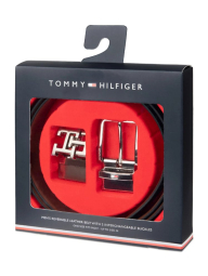 Мужской ремень 4 в 1 Tommy Hilfiger двусторонний 1159839581 (Черный/Коричневый One size)